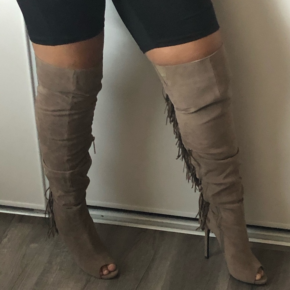 Thigh high boots